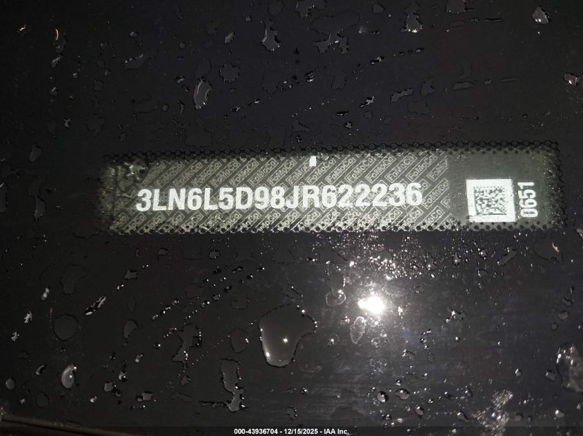 2018 Lincoln Mkz Select VIN: 3LN6L5D98JR622236 Lot: 43936704