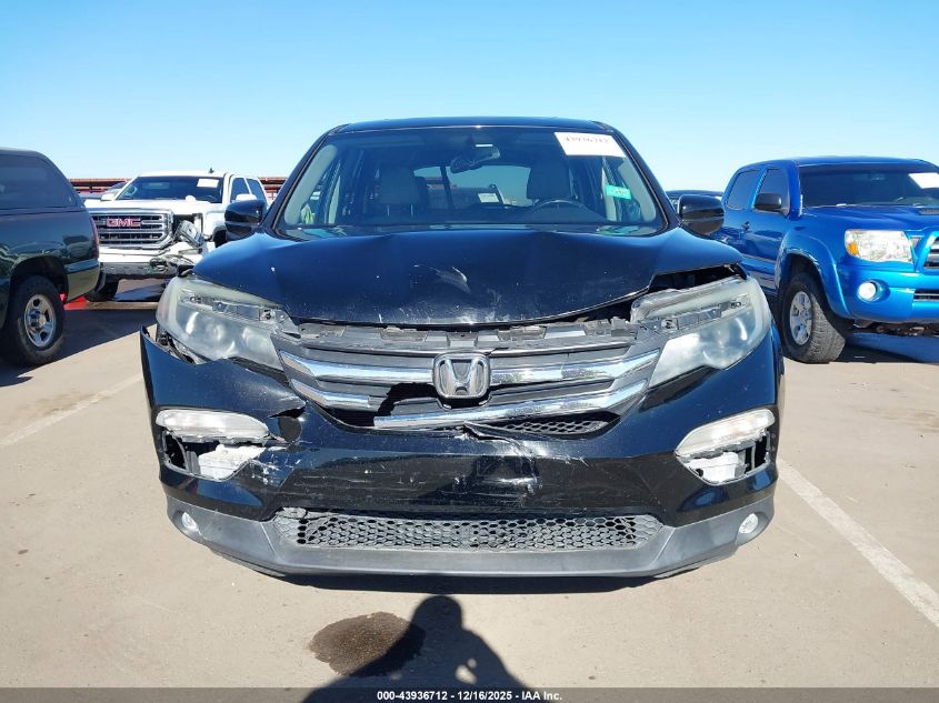 2017 Honda Pilot Ex-L VIN: 5FNYF5H50HB002472 Lot: 43936712