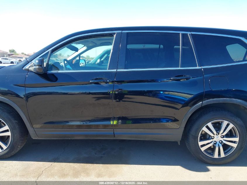 2017 Honda Pilot Ex-L VIN: 5FNYF5H50HB002472 Lot: 43936712