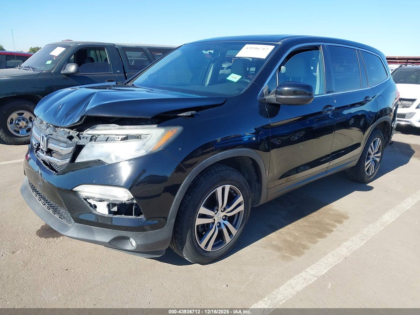 Vin: 5fnyf5h50hb002472, lot: 44432342, honda pilot ex-l 20172
