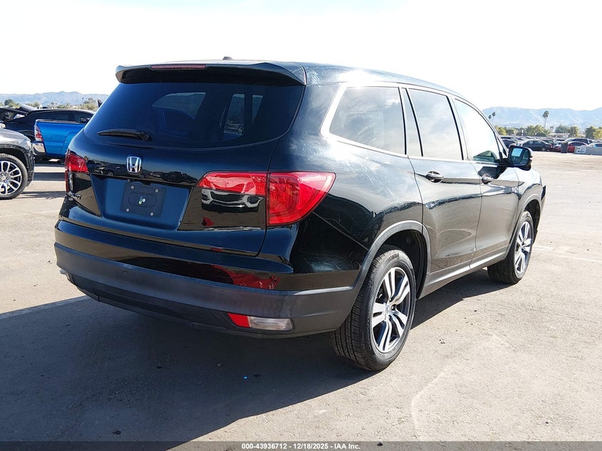 Vin: 5fnyf5h50hb002472, lot: 44432342, honda pilot ex-l 20174