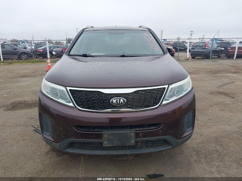 2015 Kia Sorento Lx V6 VIN: 5XYKTDA71FG602900 Lot: 43936714