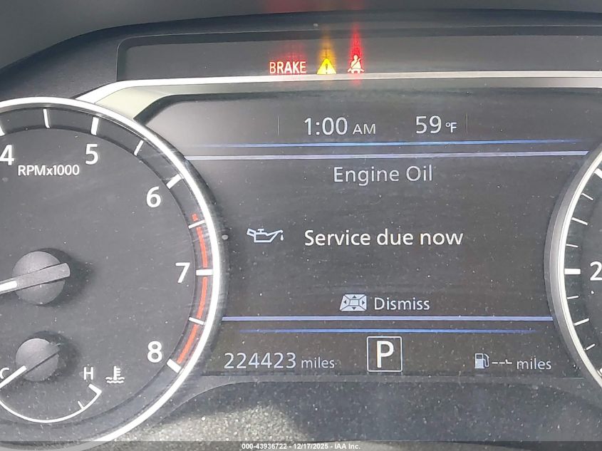 2019 Nissan Altima 2.5 Sr VIN: 1N4BL4CV6KC131911 Lot: 43936722