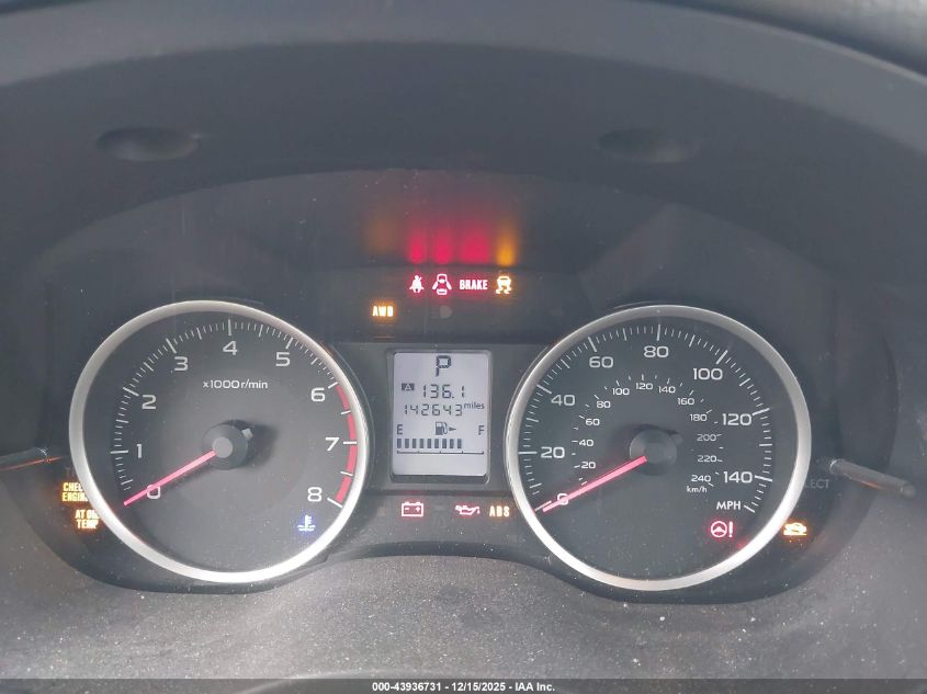 2015 Subaru Forester 2.5I VIN: JF2SJABC2FH583475 Lot: 43936731