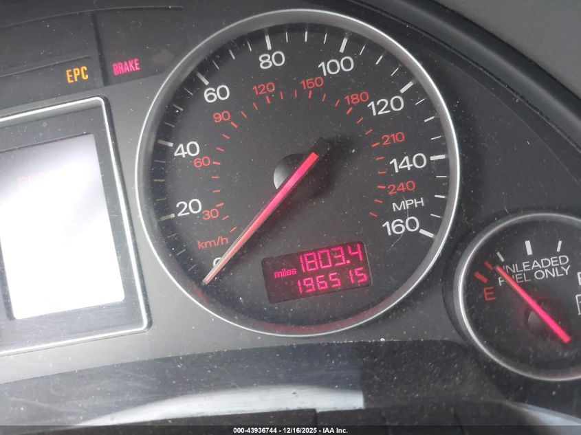 2004 Audi A4 1.8T VIN: WAULC68E24A123092 Lot: 43936744