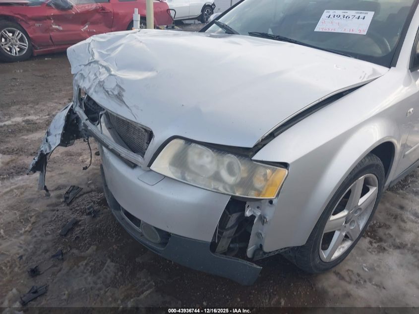 2004 Audi A4 1.8T VIN: WAULC68E24A123092 Lot: 43936744