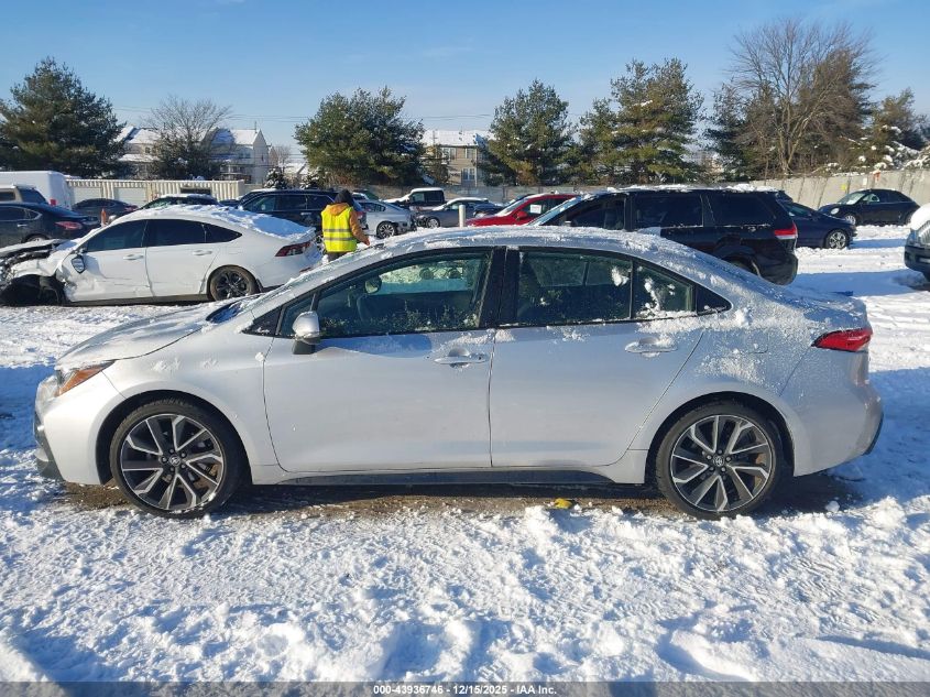 2022 Toyota Corolla Se VIN: JTDS4MCE0N3510625 Lot: 43936746