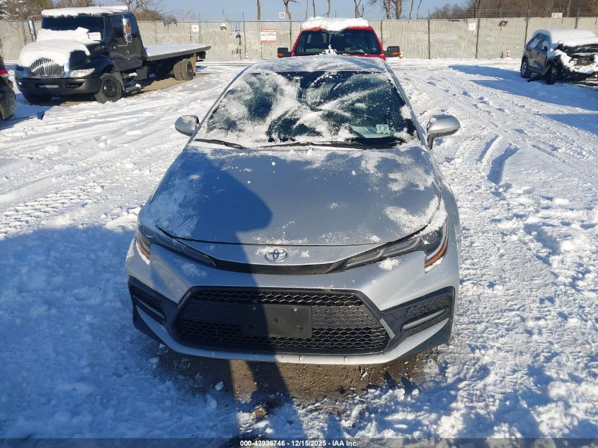 2022 Toyota Corolla Se VIN: JTDS4MCE0N3510625 Lot: 43936746