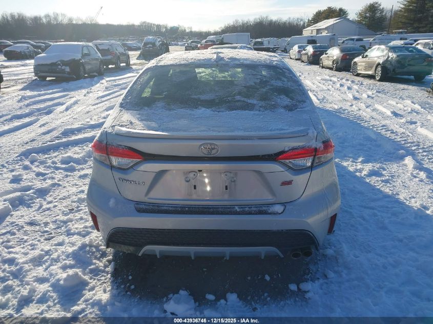 2022 Toyota Corolla Se VIN: JTDS4MCE0N3510625 Lot: 43936746