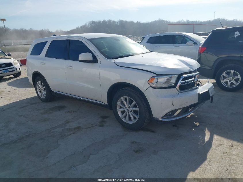 2019 Dodge Durango Sxt Rwd VIN: 1C4RDHAG8KC691091 Lot: 43936747