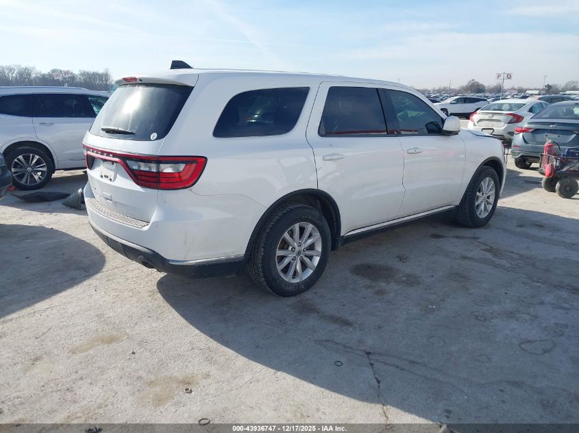 2019 Dodge Durango Sxt Rwd VIN: 1C4RDHAG8KC691091 Lot: 43936747