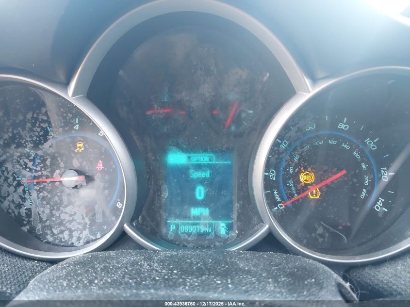 2013 Chevrolet Cruze 1Lt Auto VIN: 1G1PC5SB3D7225830 Lot: 43936760