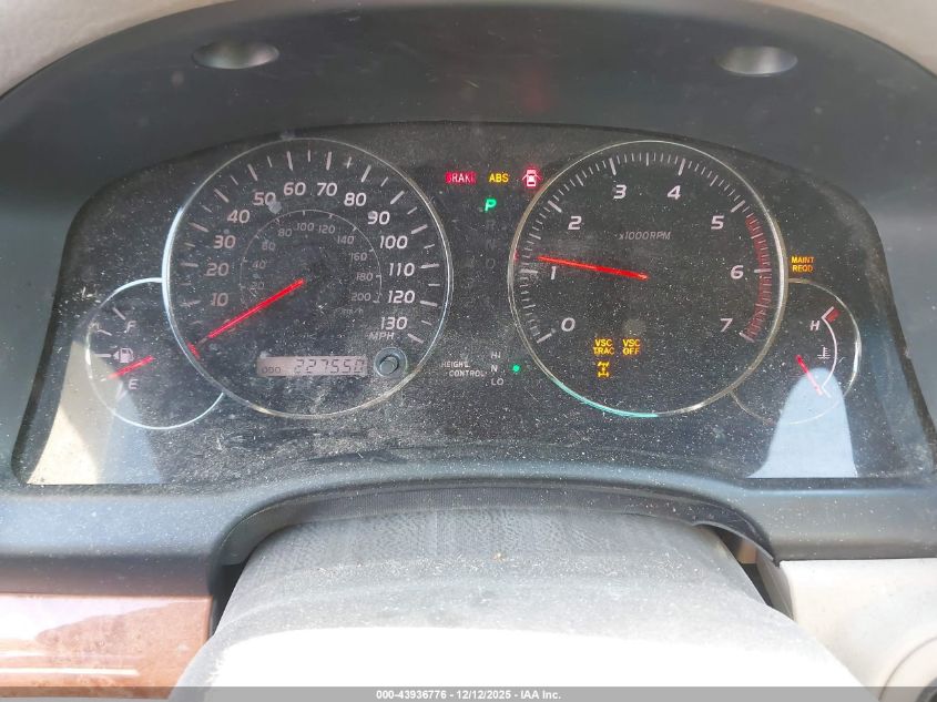 2003 Lexus Gx 470 VIN: JTJBT20X930020726 Lot: 43936776