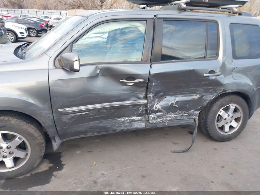 2010 Honda Pilot Touring VIN: 5FNYF3H88AB017242 Lot: 43936784