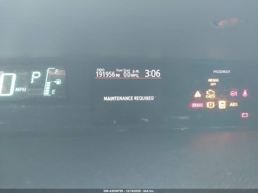 2012 Toyota Prius C One VIN: JTDKDTB34C1015377 Lot: 43936789