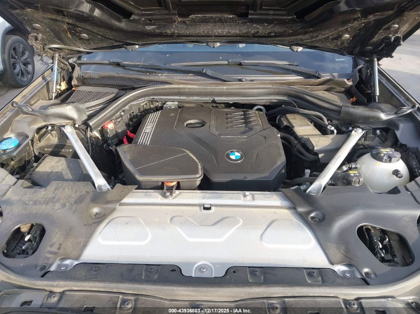 2021 BMW X3 Sdrive30I VIN: 5UXTY3C03M9G63309 Lot: 43936803