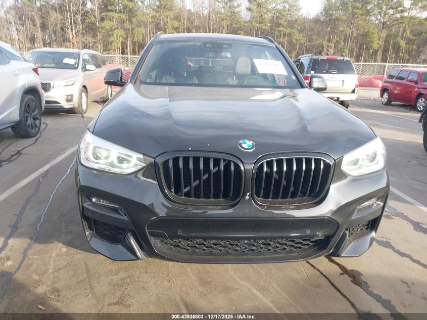 2021 BMW X3 Sdrive30I VIN: 5UXTY3C03M9G63309 Lot: 43936803