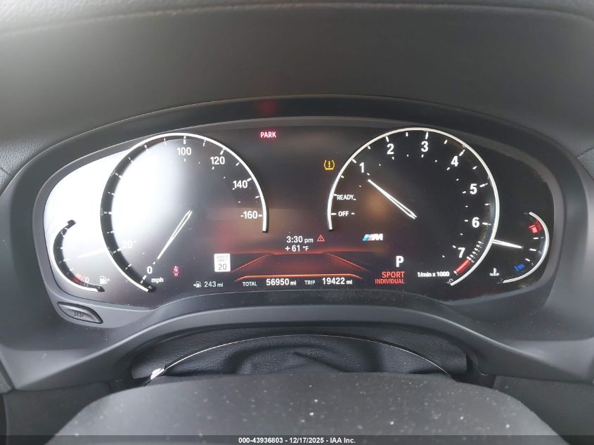 2021 BMW X3 Sdrive30I VIN: 5UXTY3C03M9G63309 Lot: 43936803