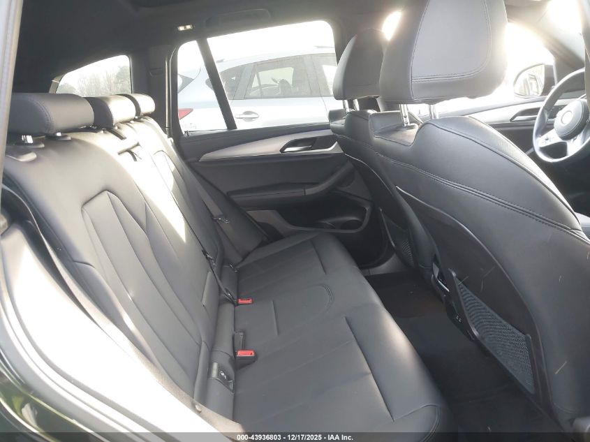 2021 BMW X3 Sdrive30I VIN: 5UXTY3C03M9G63309 Lot: 43936803