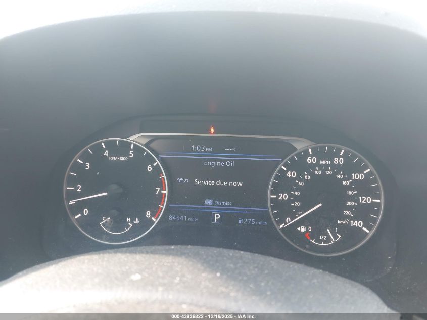 2020 Nissan Altima Sv Fwd VIN: 1N4BL4DV4LC128635 Lot: 43936822