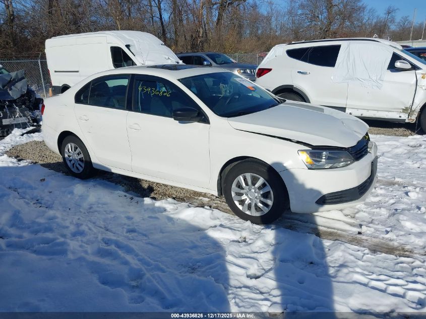 2013 Volkswagen Jetta 2.0L S VIN: 3VW2K7AJ7DM309998 Lot: 43936826