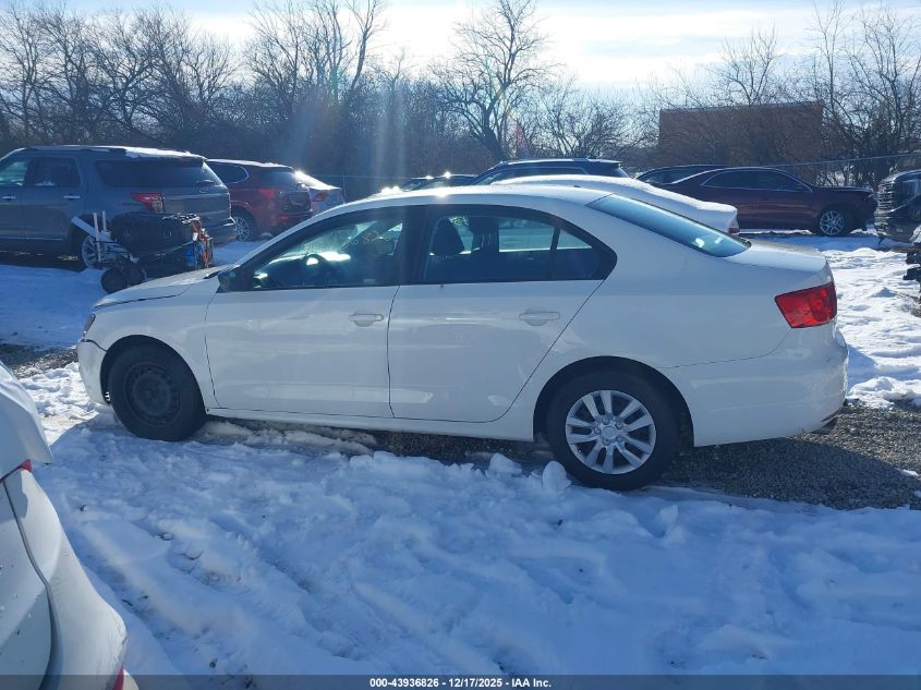 2013 Volkswagen Jetta 2.0L S VIN: 3VW2K7AJ7DM309998 Lot: 43936826