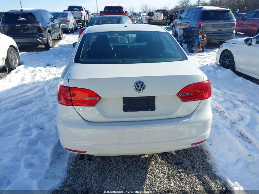 2013 Volkswagen Jetta 2.0L S VIN: 3VW2K7AJ7DM309998 Lot: 43936826