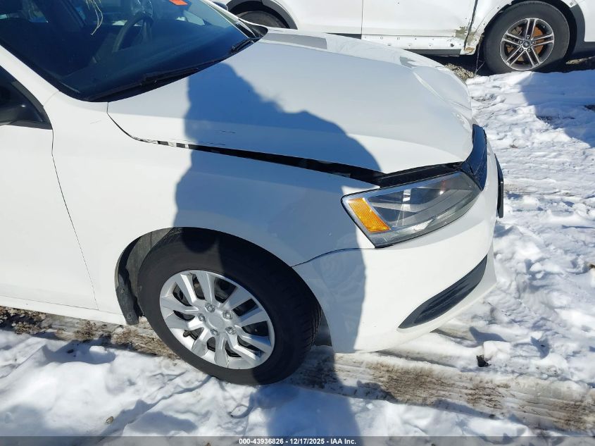 2013 Volkswagen Jetta 2.0L S VIN: 3VW2K7AJ7DM309998 Lot: 43936826