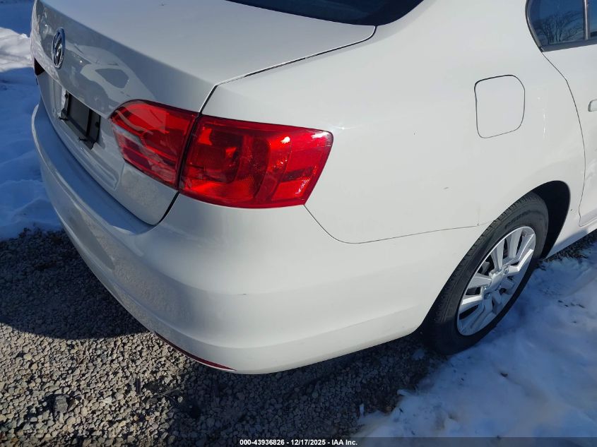 2013 Volkswagen Jetta 2.0L S VIN: 3VW2K7AJ7DM309998 Lot: 43936826