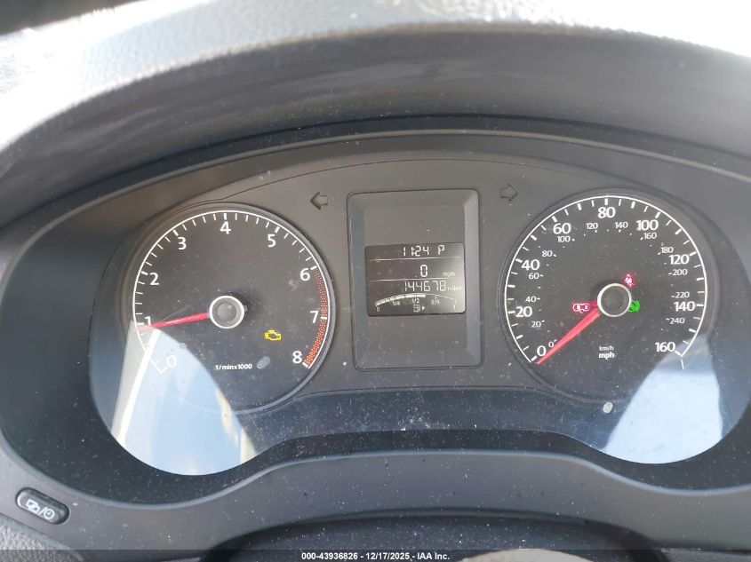 2013 Volkswagen Jetta 2.0L S VIN: 3VW2K7AJ7DM309998 Lot: 43936826