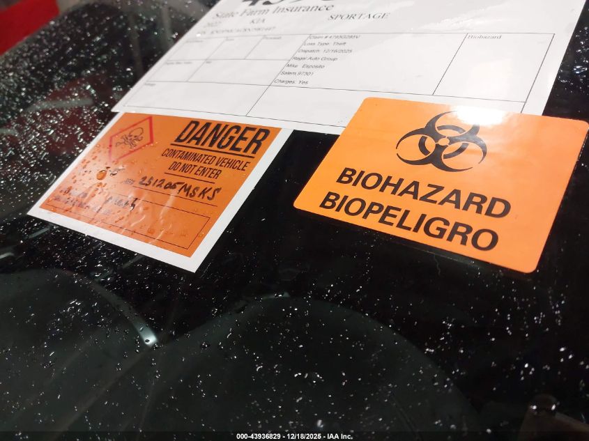 2022 Kia Sportage Lx VIN: KNDPMCAC8N7981447 Lot: 43936829