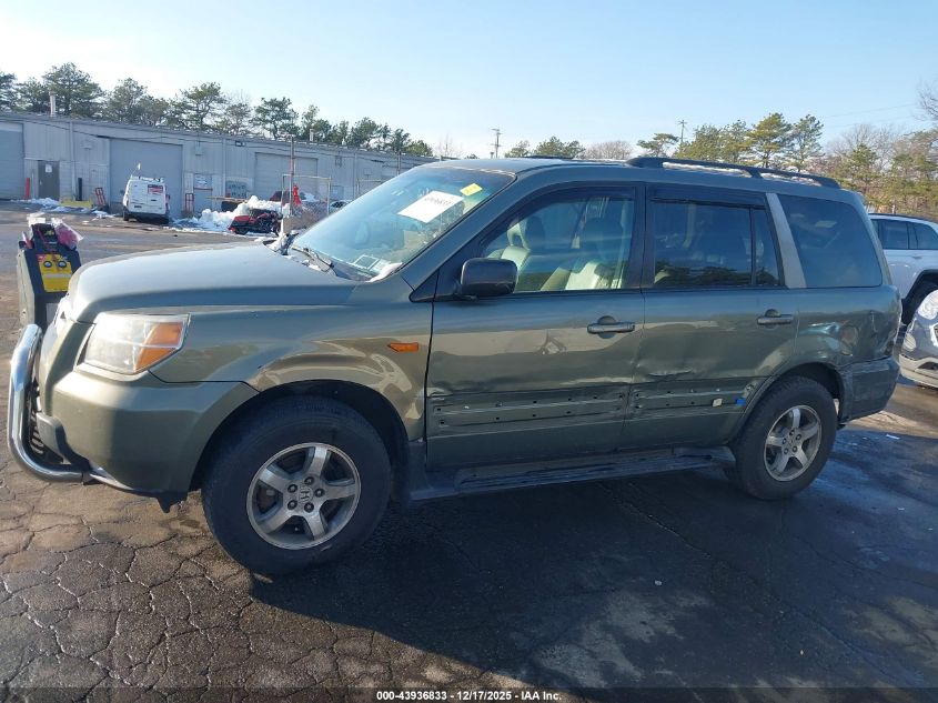 2008 Honda Pilot Ex-L VIN: 5FNYF18658B000427 Lot: 43936833