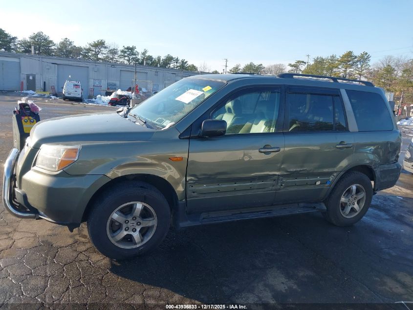 2008 Honda Pilot Ex-L VIN: 5FNYF18658B000427 Lot: 43936833