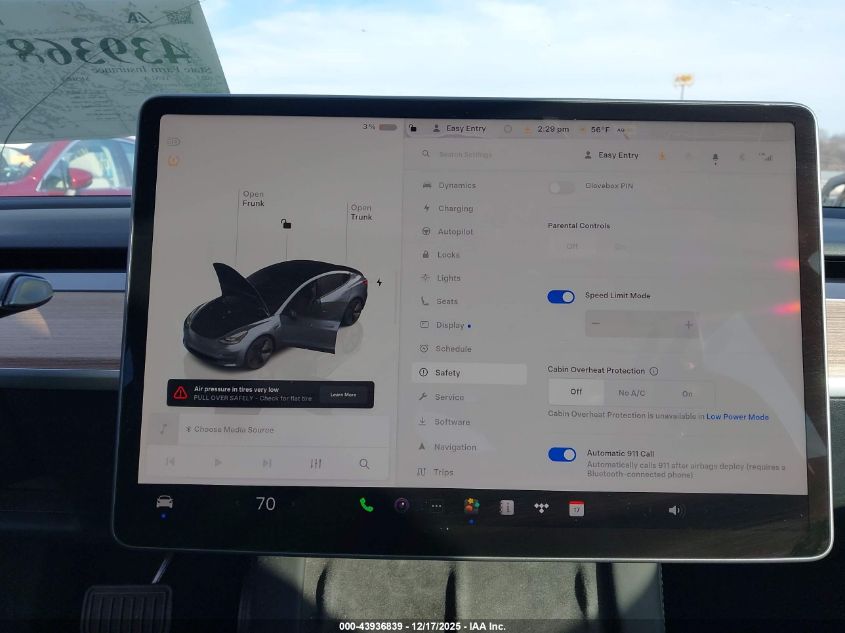 2023 Tesla Model 3 Long Range Dual Motor All-Wheel Drive VIN: 5YJ3E1EB9PF390915 Lot: 43936839