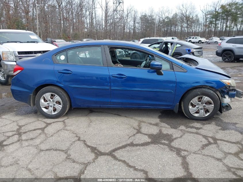 2014 Honda Civic Lx VIN: 19XFB2F57EE257836 Lot: 43936853