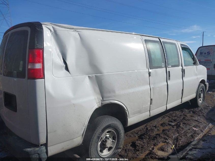 2020 Chevrolet Express Cargo Rwd 2500 Extended Wheelbase Wt VIN: 1GCWGBFG2L1142001 Lot: 43936870