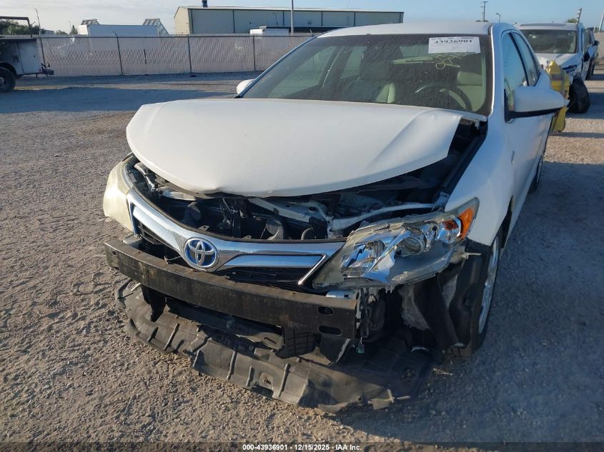 2013 Toyota Camry Hybrid Le VIN: 4T1BD1FKXDU074578 Lot: 43936901