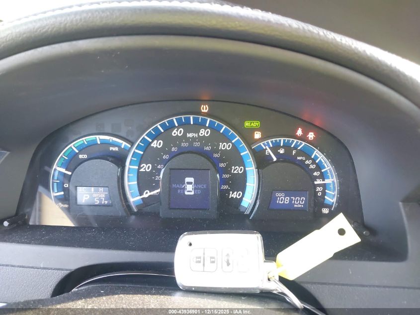 2013 Toyota Camry Hybrid Le VIN: 4T1BD1FKXDU074578 Lot: 43936901