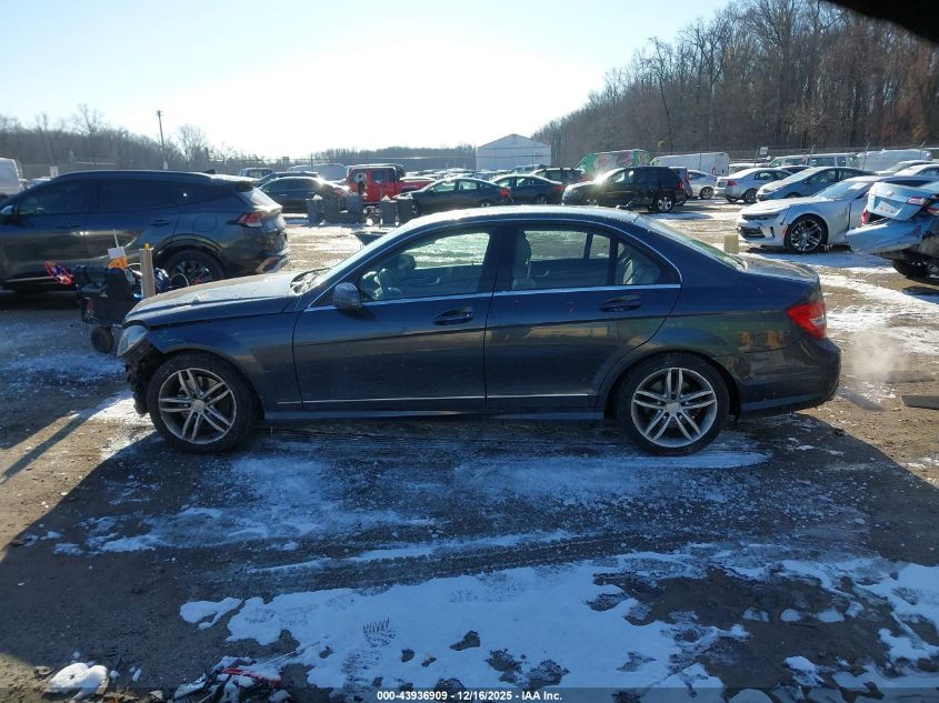 2014 Mercedes-Benz C 300 Sport 4Matic VIN: WDDGF8AB8EG185592 Lot: 43936909