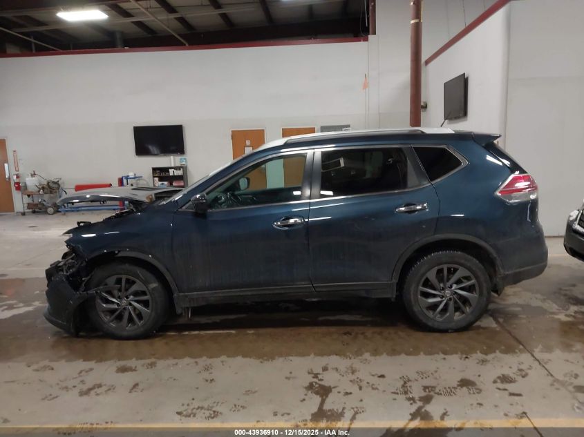 2016 Nissan Rogue Sl VIN: 5N1AT2MV3GC770257 Lot: 43936910