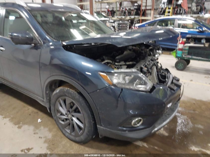 2016 Nissan Rogue Sl VIN: 5N1AT2MV3GC770257 Lot: 43936910