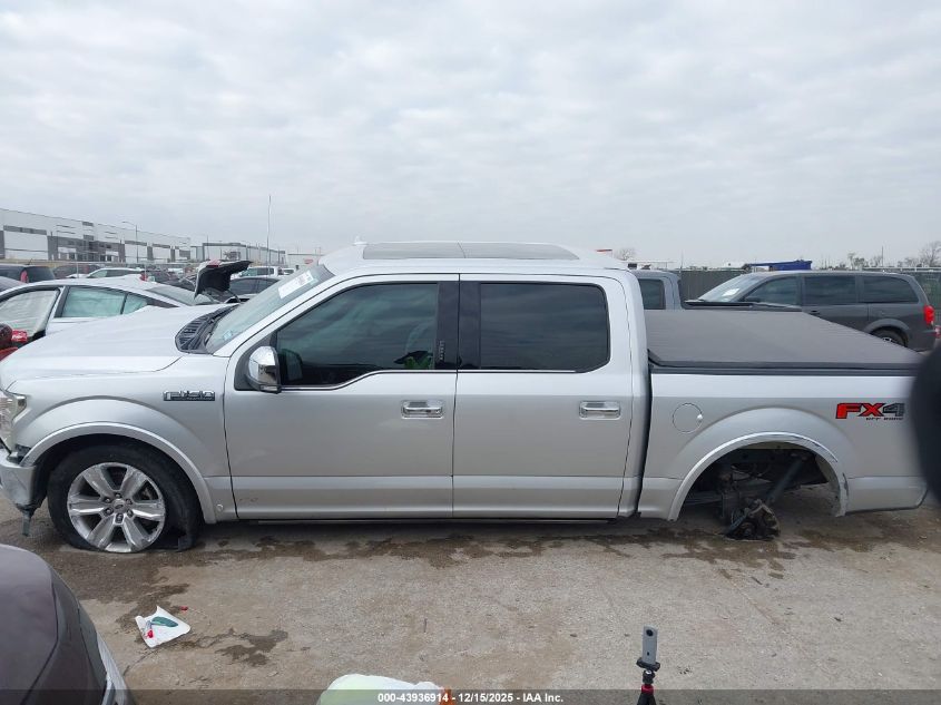 2019 Ford F-150 Platinum VIN: 1FTEW1E44KFB95557 Lot: 43936914