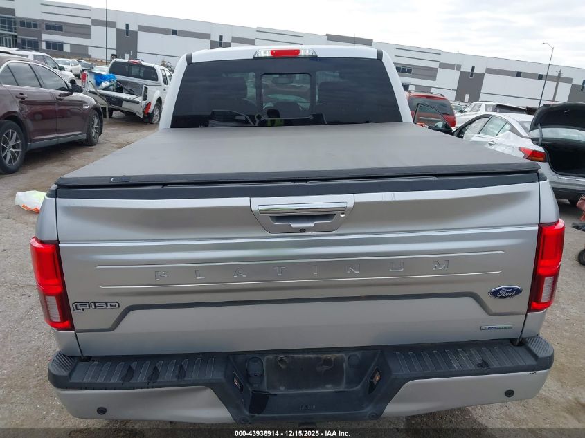 2019 Ford F-150 Platinum VIN: 1FTEW1E44KFB95557 Lot: 43936914