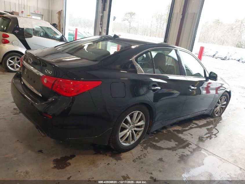 2017 Infiniti Q50 2.0T Premium VIN: JN1CV7AR2HM681693 Lot: 43936920