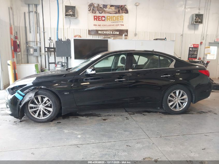 2017 Infiniti Q50 2.0T Premium VIN: JN1CV7AR2HM681693 Lot: 43936920