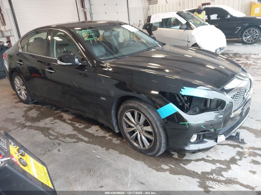 2017 Infiniti Q50 2.0T Premium VIN: JN1CV7AR2HM681693 Lot: 43936920