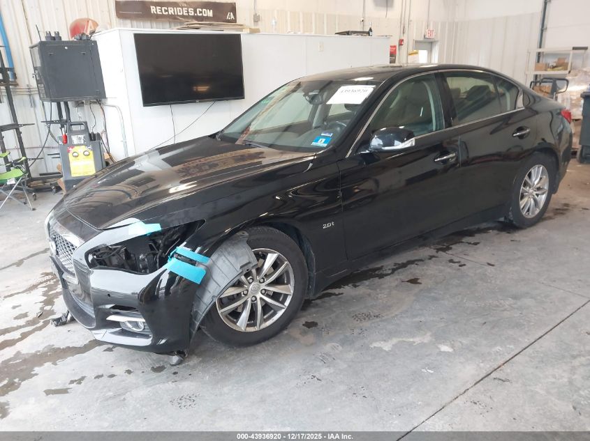 2017 Infiniti Q50 2.0T Premium VIN: JN1CV7AR2HM681693 Lot: 43936920