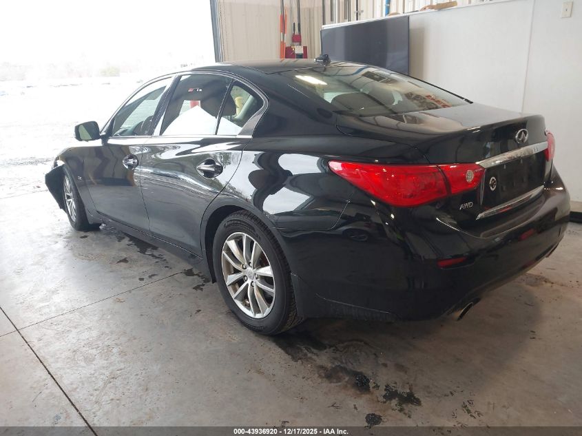 2017 Infiniti Q50 2.0T Premium VIN: JN1CV7AR2HM681693 Lot: 43936920