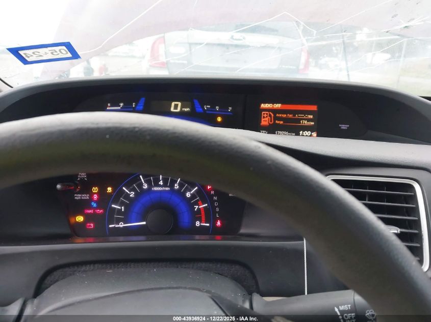 2015 Honda Civic Lx VIN: 19XFB2F51FE013214 Lot: 43936924