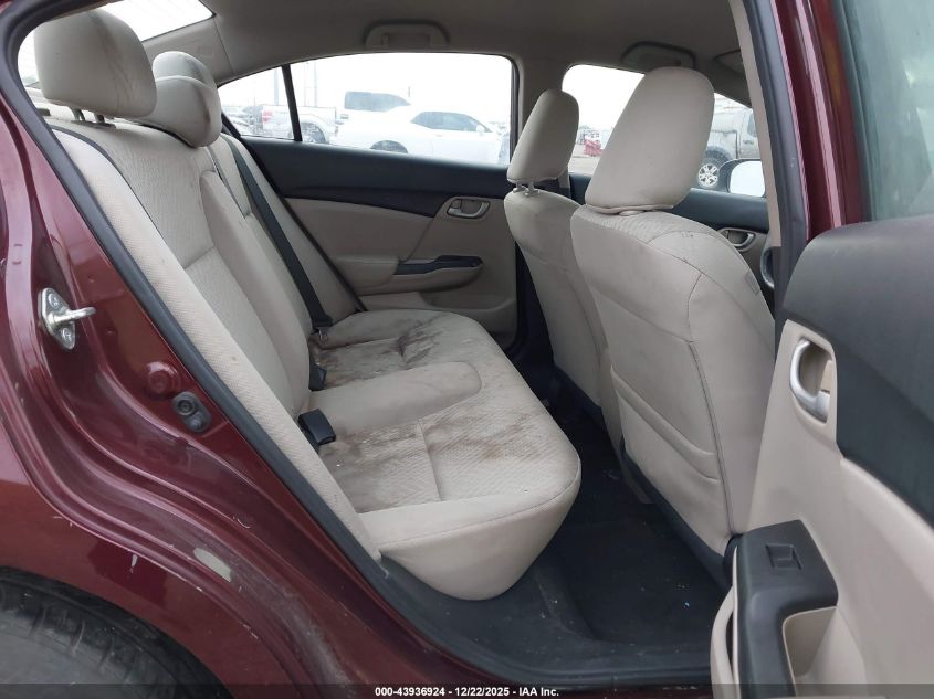 2015 Honda Civic Lx VIN: 19XFB2F51FE013214 Lot: 43936924